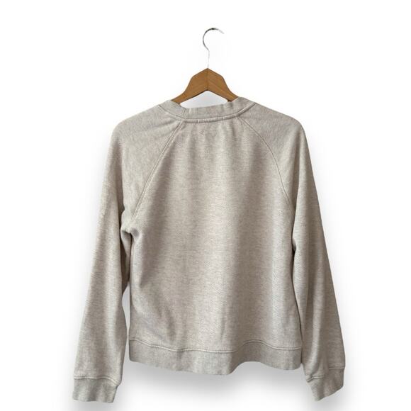 Jenni Kayne Saturday Sweatshirt French Terry Oatmeal Medium Women’s - Picture 7 of 8
